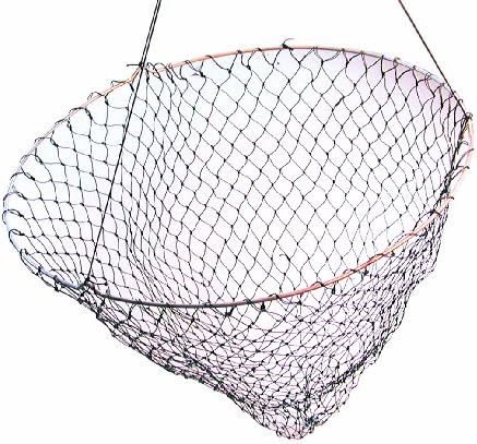 פרביל גשר/מזח נטו | רשת דיג בקוטר 36 מחוברת לפני 50 מטר חבל, שחור
